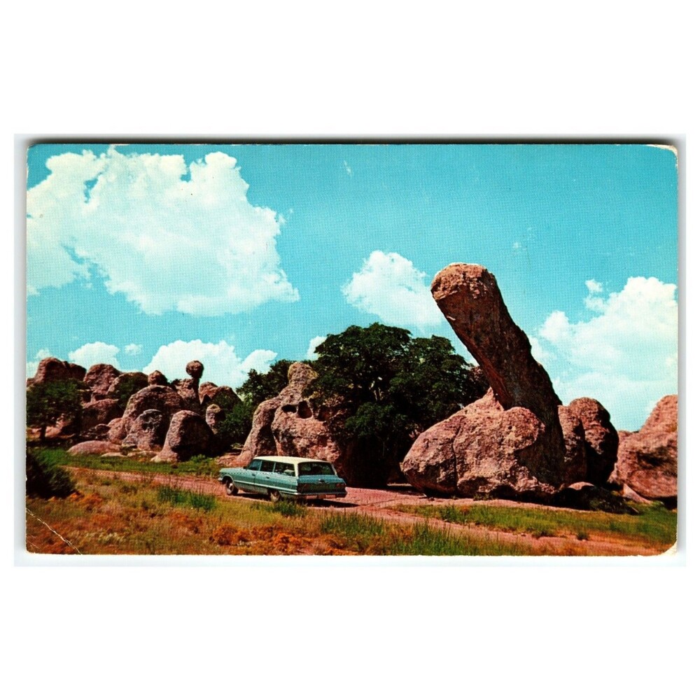 City of Rocks State Park NM Vintage Postcard F. J. Schaaf 1966 Chrome